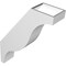 Ekena Millwork 5-in. W x 18-in. D x 24-in. H Funston Architectural Grade PVC Knee Brace BRCP05X18X24FST - alternate 2